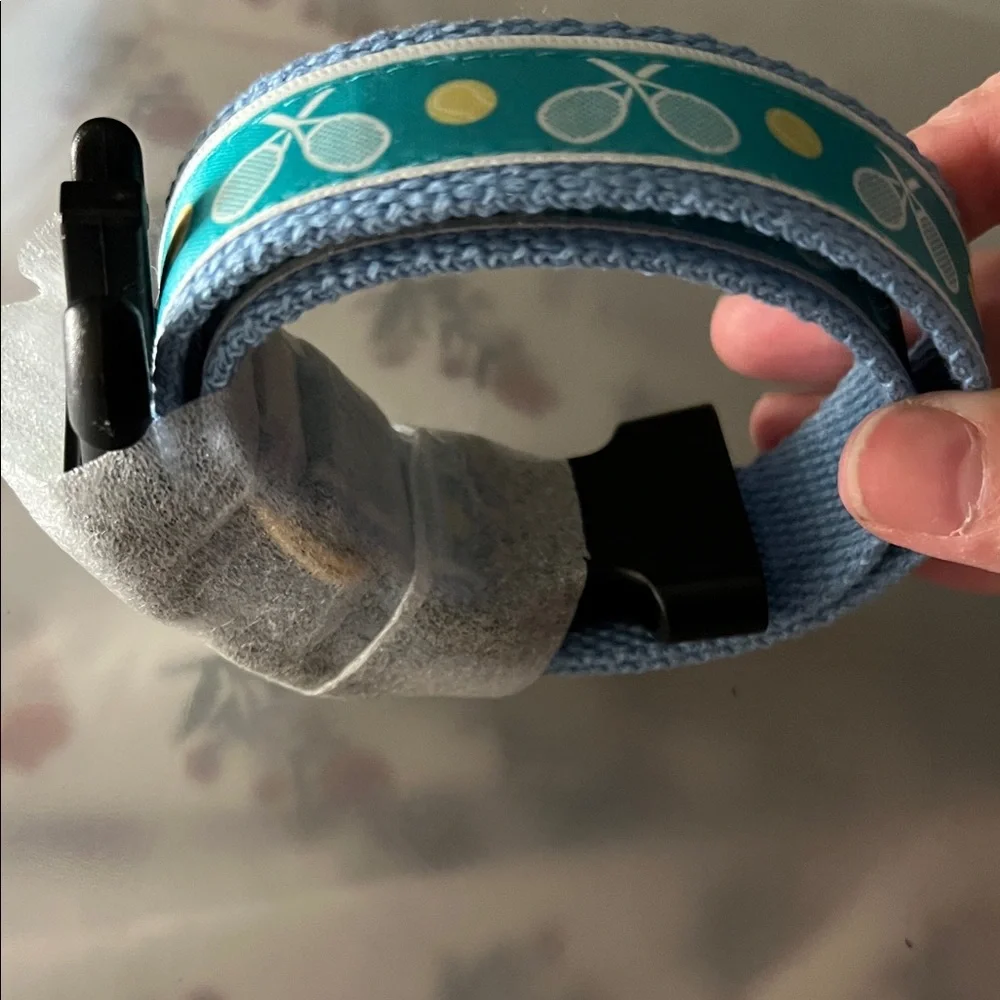 NWT Mark & Graham XL Dog Collar w/tennis theme.